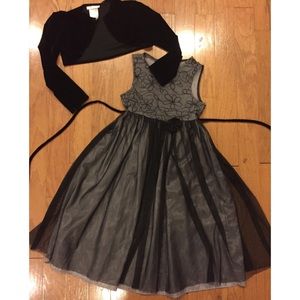 Bonnie Jean size 7 dress black